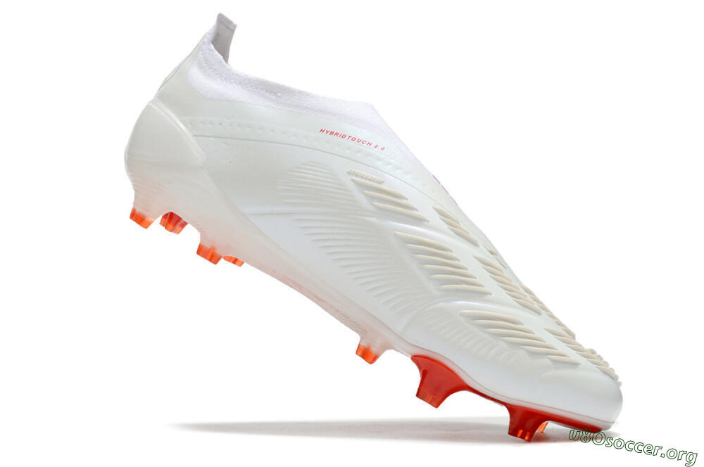 Adidas Predator Elite Laceless FG Football Boots - White/Red 4