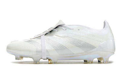 Adidas Predator Elite Foldover Tongue FG Football Boots - White/Silver