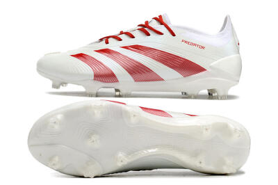 Adidas Predator Elite FG Football Boots - White/Red