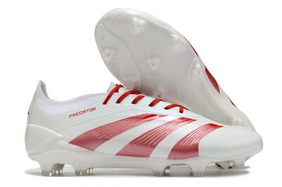 Adidas Predator Elite FG Football Boots - White/Red