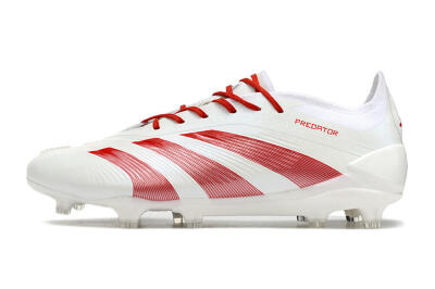 Adidas Predator Elite FG Football Boots - White/Red