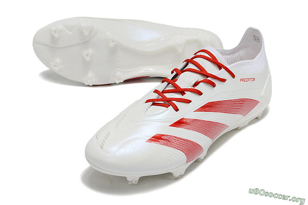Adidas Predator Elite FG Football Boots - White/Red 0