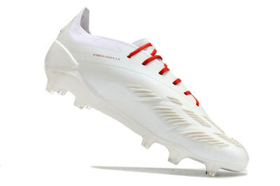 Adidas Predator Elite FG Football Boots - White/Red