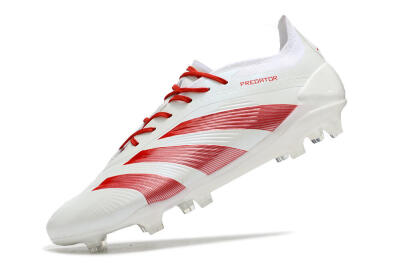 Adidas Predator Elite FG Football Boots - White/Red