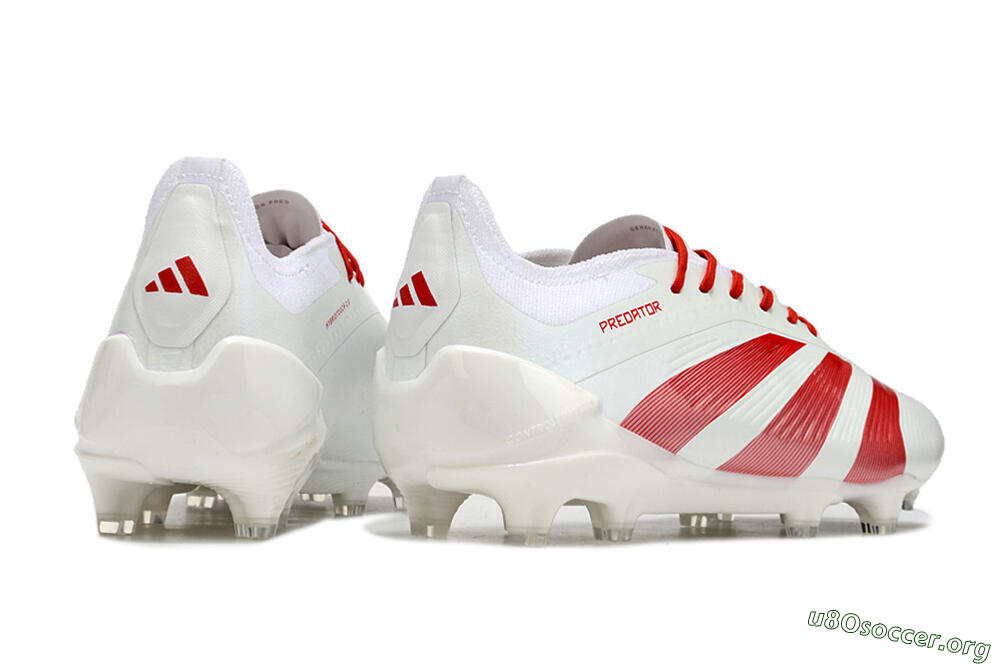 Adidas Predator Elite FG Football Boots - White/Red 6