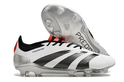Adidas Predator Elite FG Football Boots - White/Black/Red