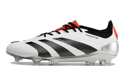 Adidas Predator Elite FG Football Boots - White/Black/Red