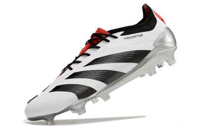 Adidas Predator Elite FG Football Boots - White/Black/Red