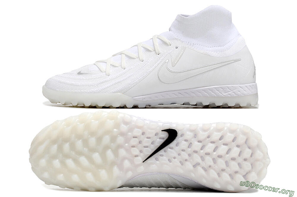 Nike Phantom Luna Elite NU TF Football Shoes - White/Black 1