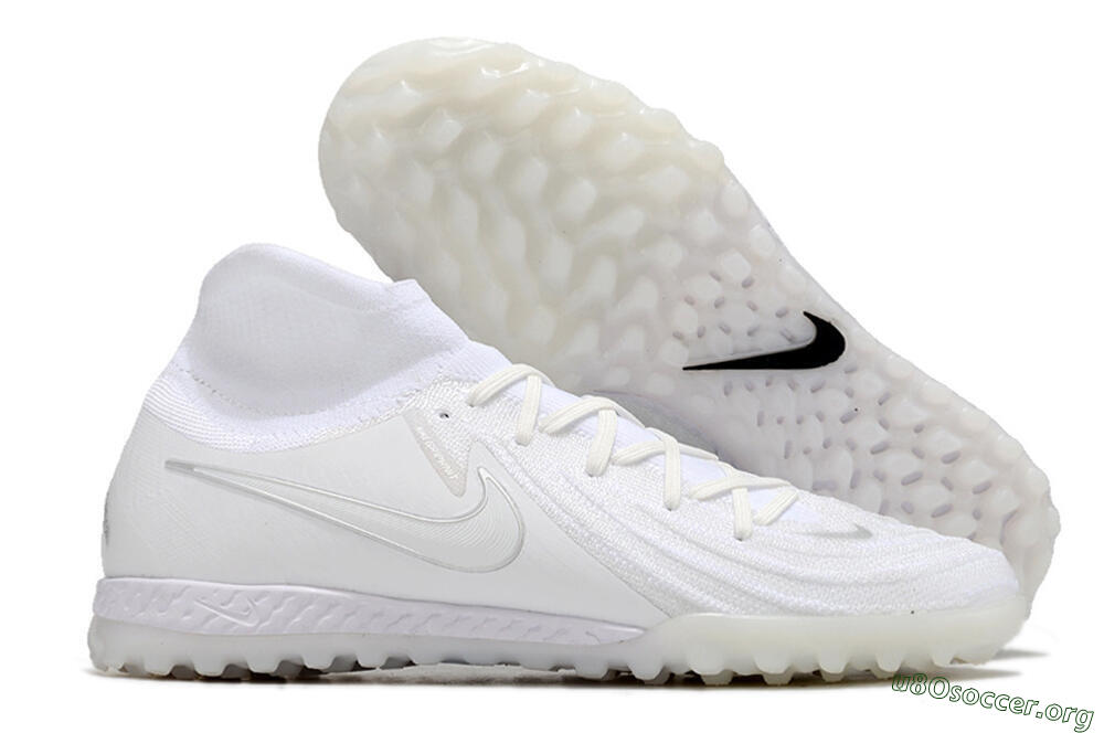 Nike Phantom Luna Elite NU TF Football Shoes - White/Black 2