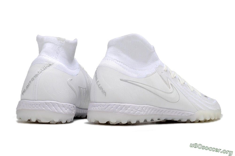 Nike Phantom Luna Elite NU TF Football Shoes - White/Black 6