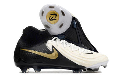 Nike Phantom Luna Elite NU FG Football Boots - White/Black/Gold