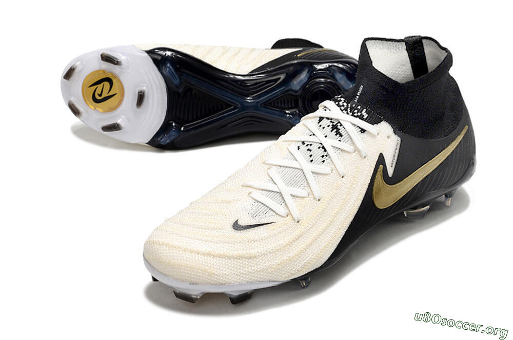 Nike Phantom Luna Elite NU FG Football Boots - White/Black/Gold 0
