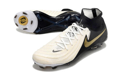Nike Phantom Luna Elite NU FG Football Boots - White/Black/Gold