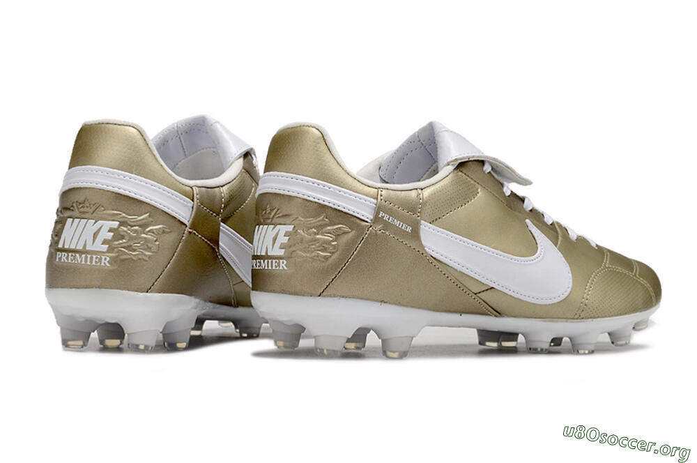 Nike The Premier 3 FG Football Boots - Gold/White 6