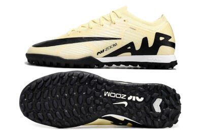 Nike Air Zoom Mercurial Vapor 15 Elite TF Football Shoes - Beige/Black/White