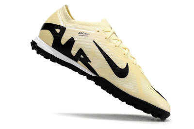 Nike Air Zoom Mercurial Vapor 15 Elite TF Football Shoes - Beige/Black/White