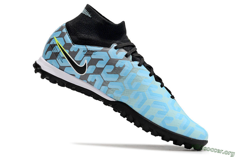 Nike Air Zoom Mercurial Superfly 9 Elite TF Football Shoes - Blue/White/Black 4