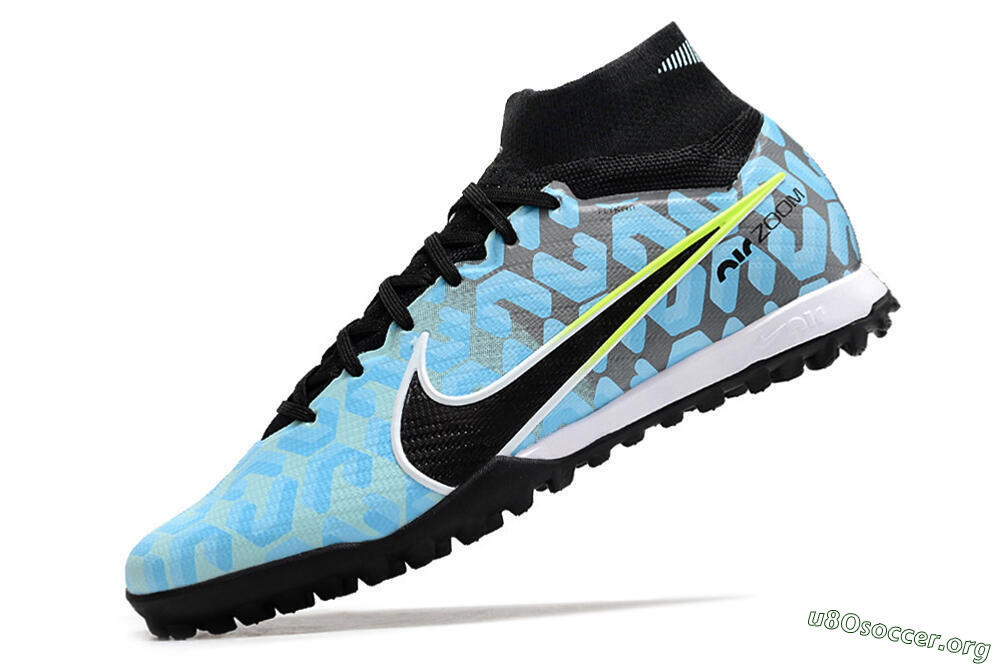 Nike Air Zoom Mercurial Superfly 9 Elite TF Football Shoes - Blue/White/Black 5