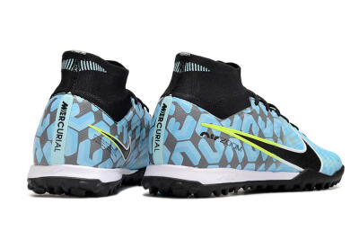 Nike Air Zoom Mercurial Superfly 9 Elite TF Football Shoes - Blue/White/Black