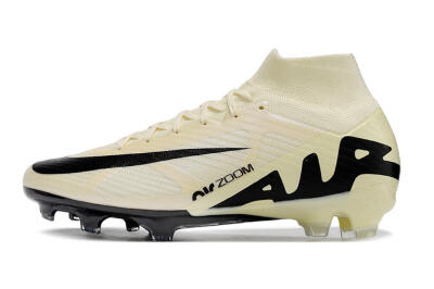 Nike Air Zoom Mercurial Superfly 9 Elite FG Football Boots - Beige/Black