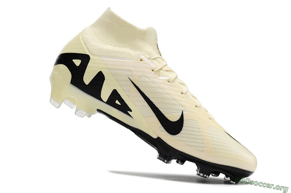Nike Air Zoom Mercurial Superfly 9 Elite FG Football Boots - Beige/Black 4