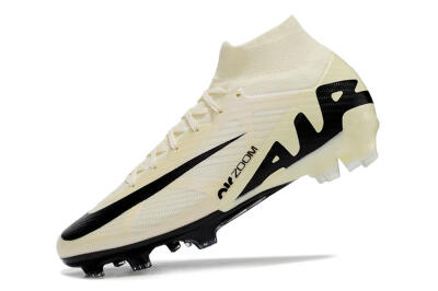 Nike Air Zoom Mercurial Superfly 9 Elite FG Football Boots - Beige/Black