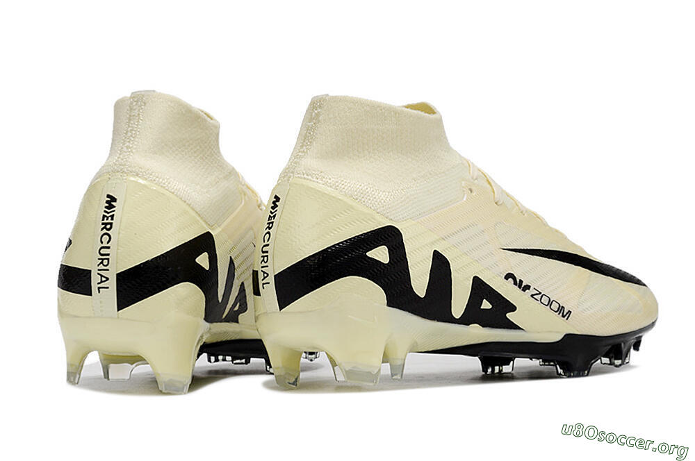 Nike Air Zoom Mercurial Superfly 9 Elite FG Football Boots - Beige/Black 6