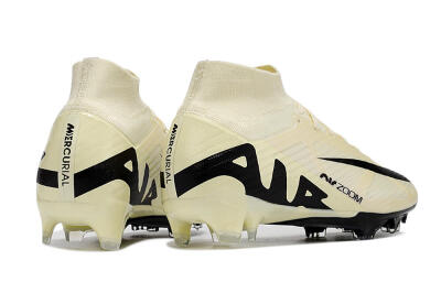 Nike Air Zoom Mercurial Superfly 9 Elite FG Football Boots - Beige/Black
