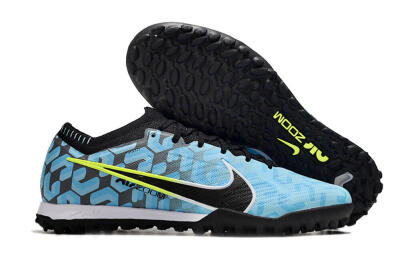 Nike Air Zoom Mercurial Vapor 15 Elite TF Football Shoes - Blue/White/Black