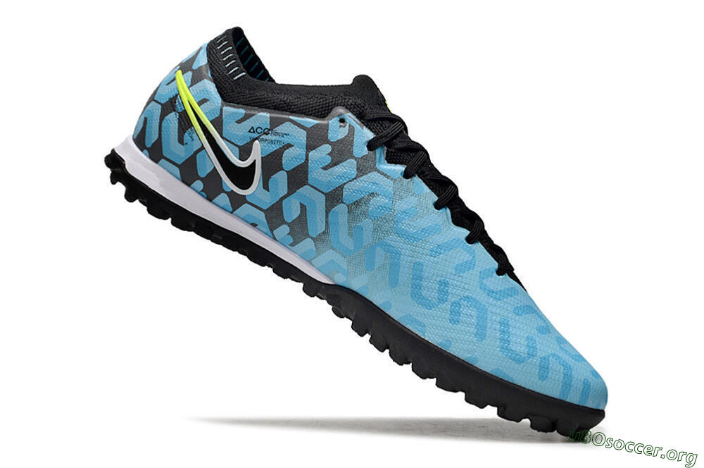 Nike Air Zoom Mercurial Vapor 15 Elite TF Football Shoes - Blue/White/Black 4