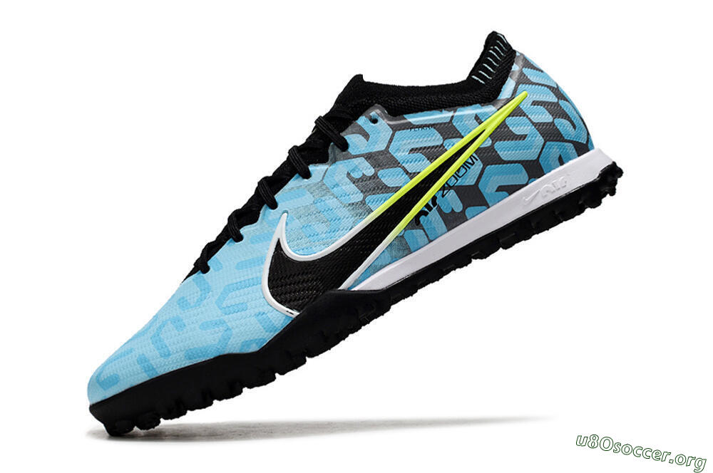 Nike Air Zoom Mercurial Vapor 15 Elite TF Football Shoes - Blue/White/Black 5