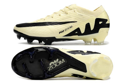 Nike Air Zoom Mercurial Vapor 15 Elite FG Football Boots - Beige/Black