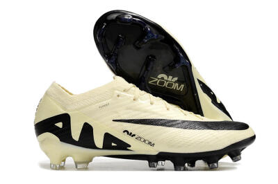 Nike Air Zoom Mercurial Vapor 15 Elite FG Football Boots - Beige/Black