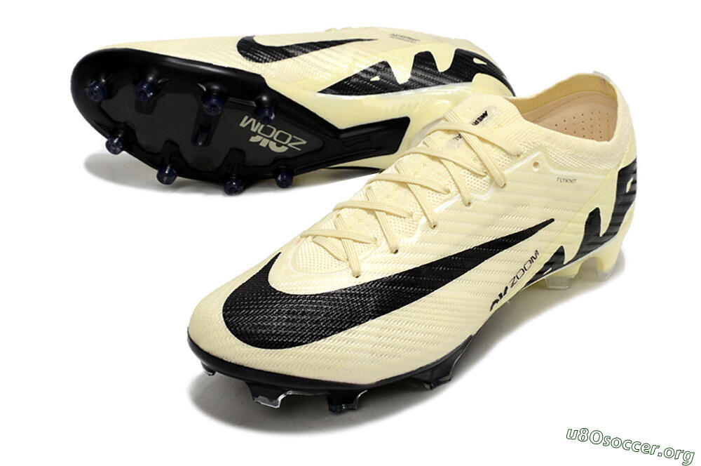 Nike Air Zoom Mercurial Vapor 15 Elite FG Football Boots - Beige/Black 0