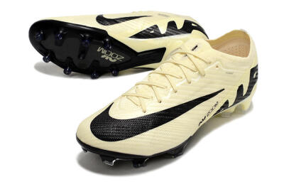 Nike Air Zoom Mercurial Vapor 15 Elite FG Football Boots - Beige/Black