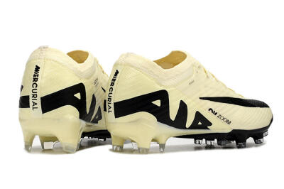 Nike Air Zoom Mercurial Vapor 15 Elite FG Football Boots - Beige/Black