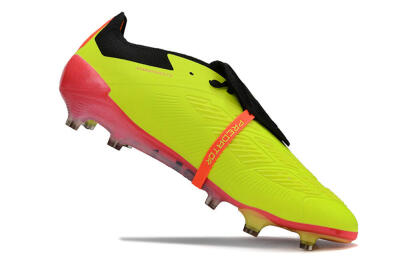 Adidas Predator Elite Foldover Tongue FG Football Boots - Yellow/Black/Pink