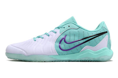 Nike Tiempo Legend 10 Pro IC Football Shoes - White/Blue/Purple