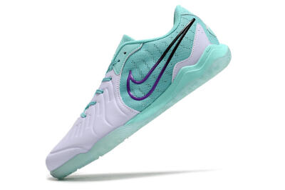 Nike Tiempo Legend 10 Pro IC Football Shoes - White/Blue/Purple