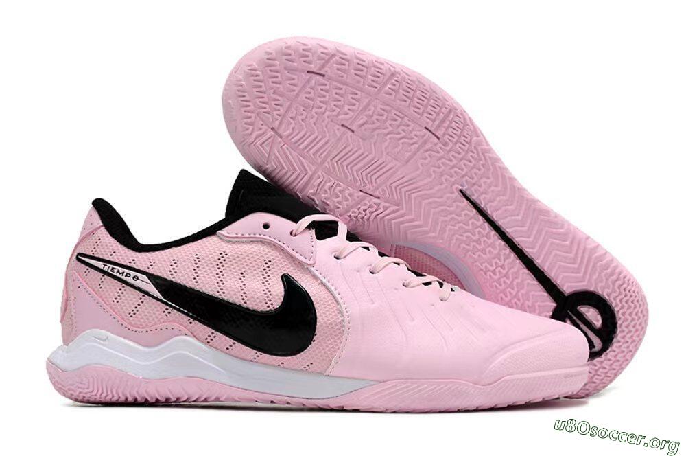 Nike Tiempo Legend 10 Pro IC Football Shoes - Pink/Black/White 2