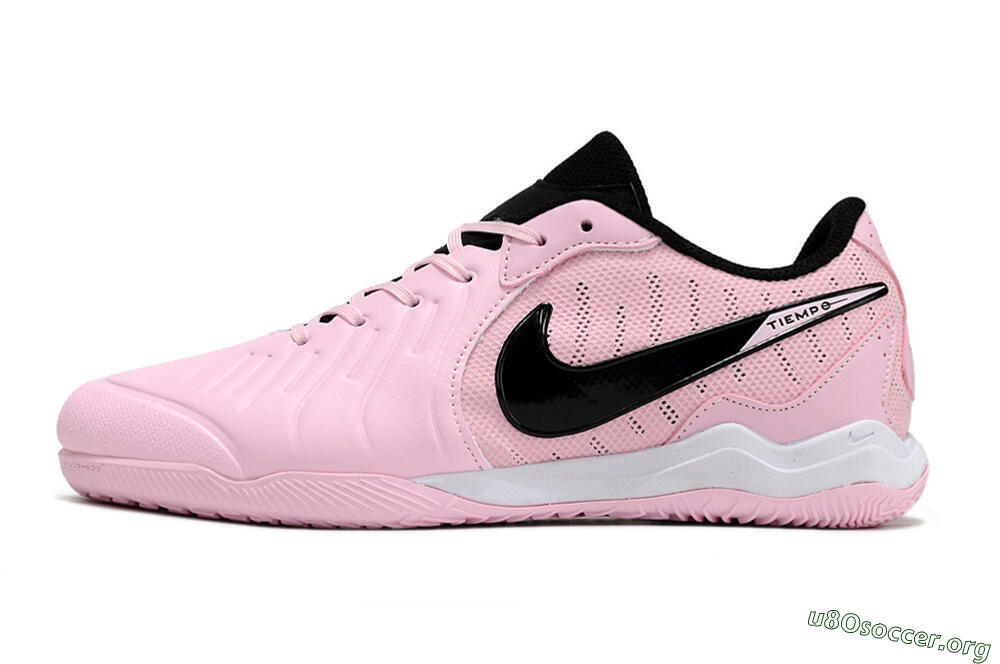 Nike Tiempo Legend 10 Pro IC Football Shoes - Pink/Black/White 3
