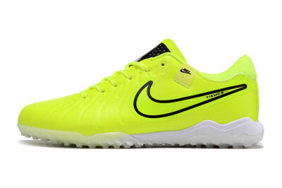 Nike Tiempo Legend 10 Pro TF Football Shoes - Yellow/Black/White