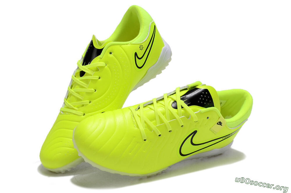 Nike Tiempo Legend 10 Pro TF Football Shoes - Yellow/Black/White 0