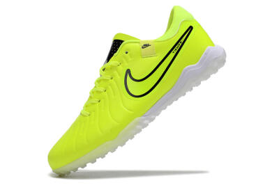 Nike Tiempo Legend 10 Pro TF Football Shoes - Yellow/Black/White