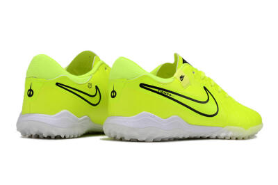 Nike Tiempo Legend 10 Pro TF Football Shoes - Yellow/Black/White