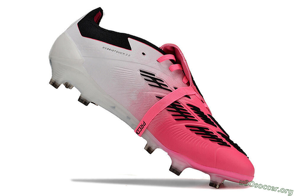 Adidas Predator Elite Foldover Tongue FG Football Boots - Pink/Black/White 4