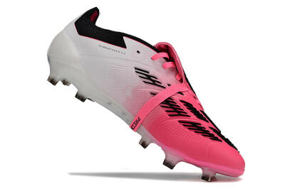 Adidas Predator Elite Foldover Tongue FG Football Boots - Pink/Black/White
