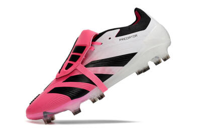 Adidas Predator Elite Foldover Tongue FG Football Boots - Pink/Black/White