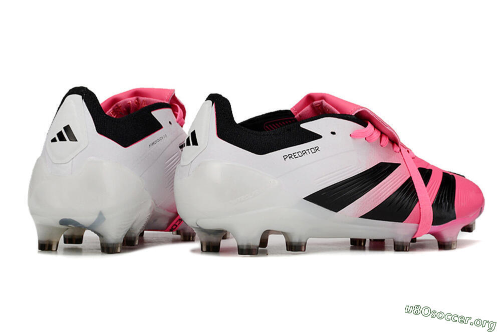 Adidas Predator Elite Foldover Tongue FG Football Boots - Pink/Black/White 6